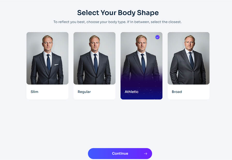 Choose your Body Shape